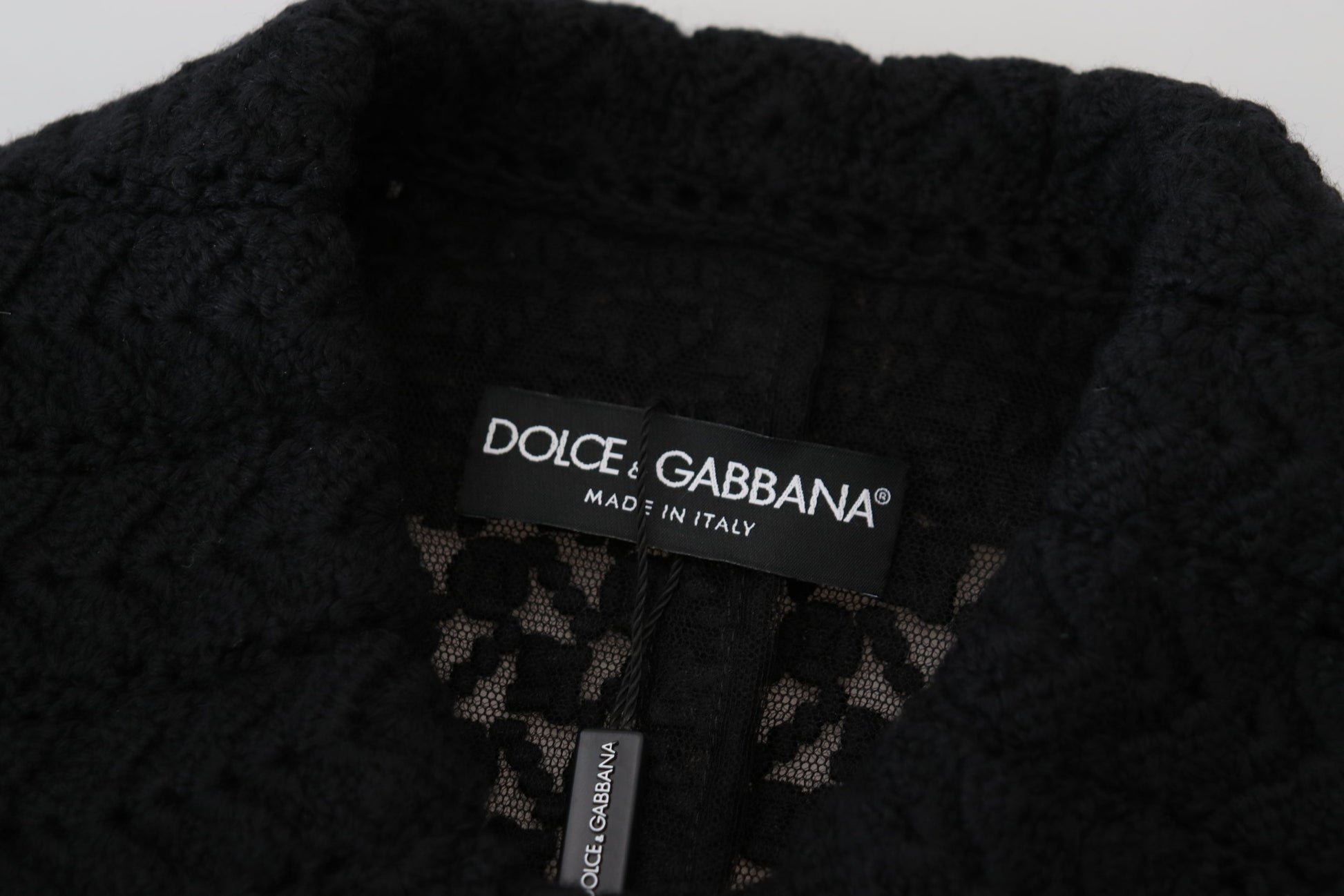 Dolce & Gabbana Black Full Length Jacket for Women additional view