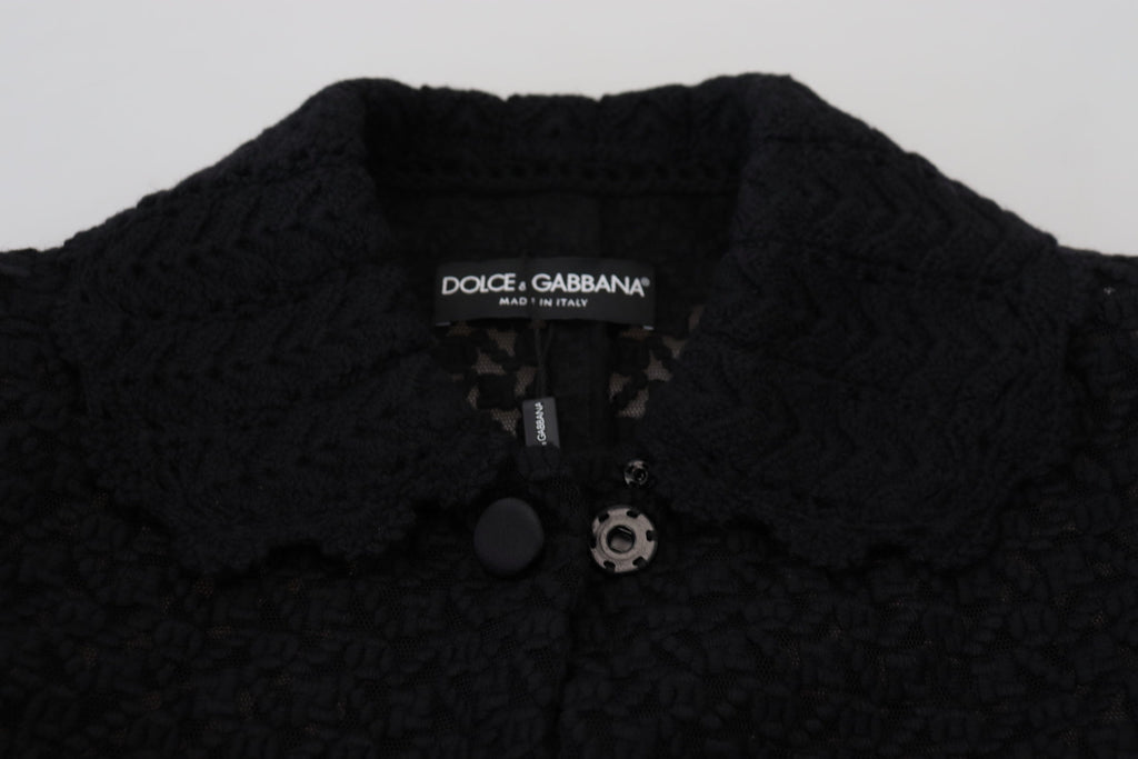 Dolce & Gabbana Black Full Length Jacket for Women additional view