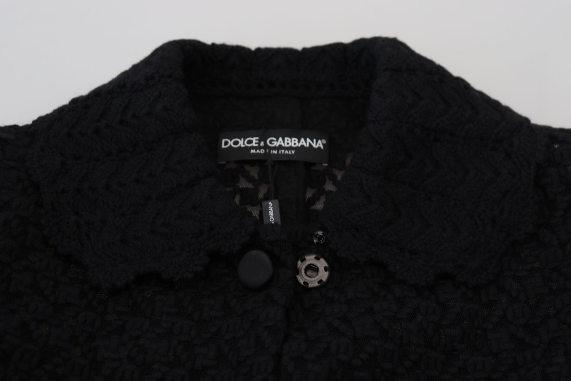 Dolce & Gabbana Black Full Length Jacket for Women additional view