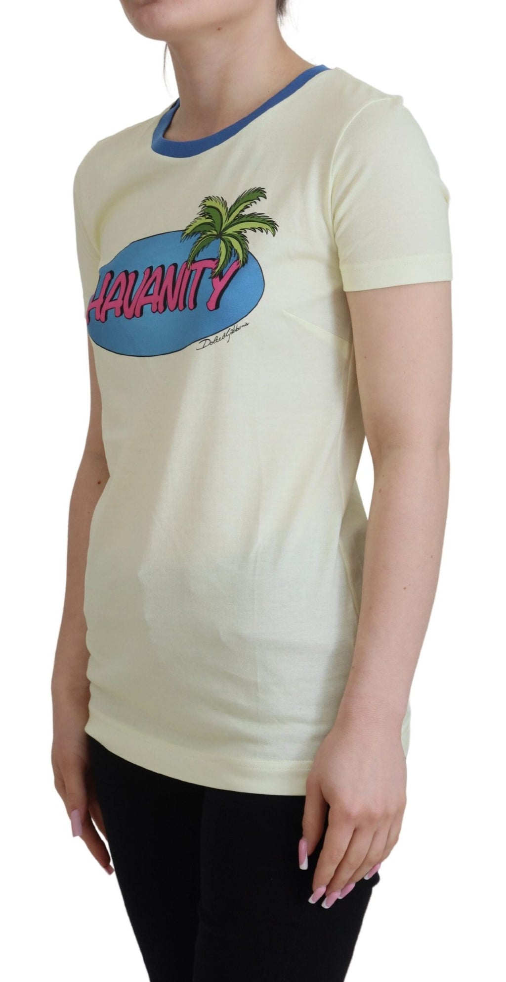 Dolce & Gabbana Yellow T-Shirt for Women alternate view
