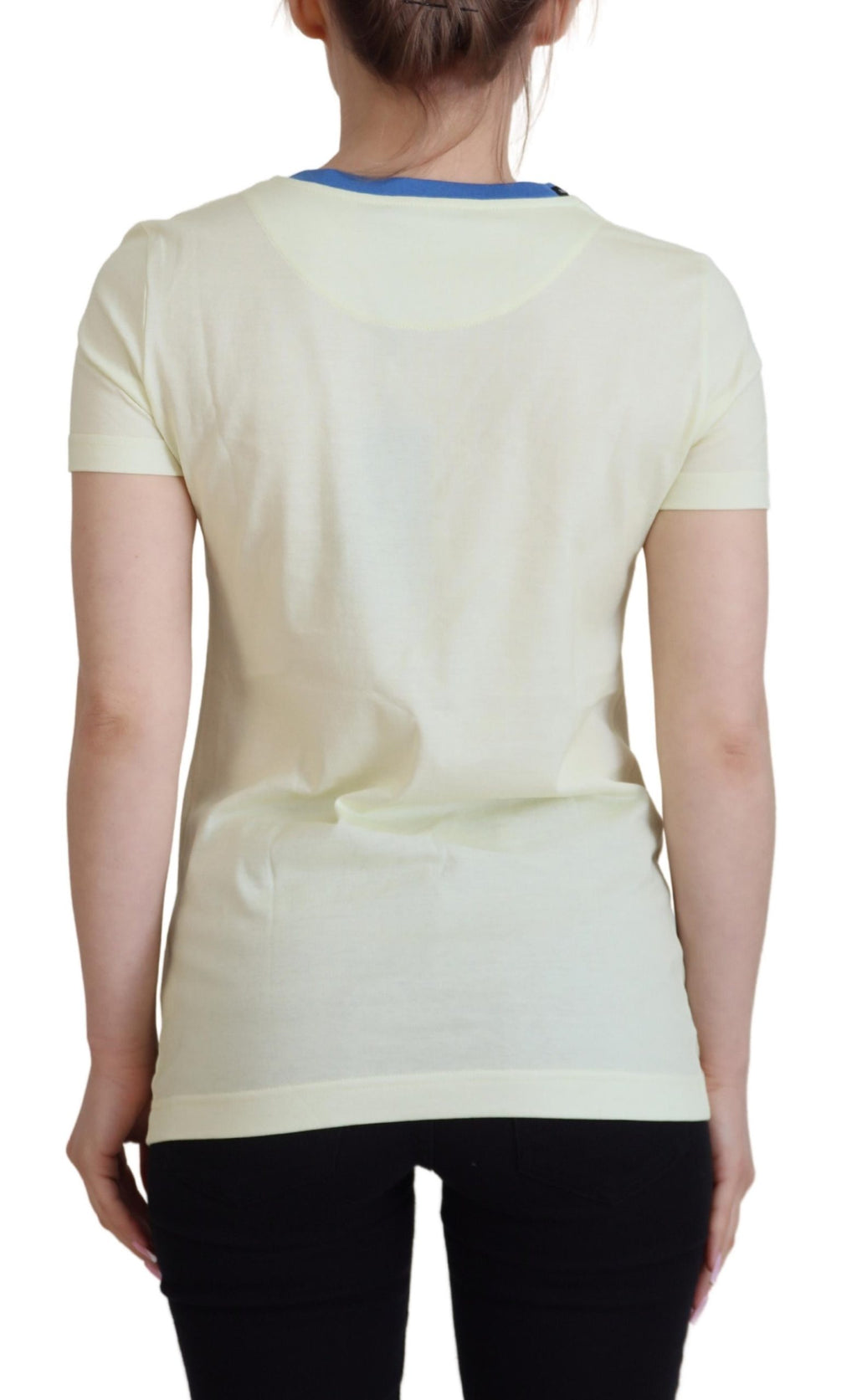 Dolce & Gabbana Yellow T-Shirt for Women detail view