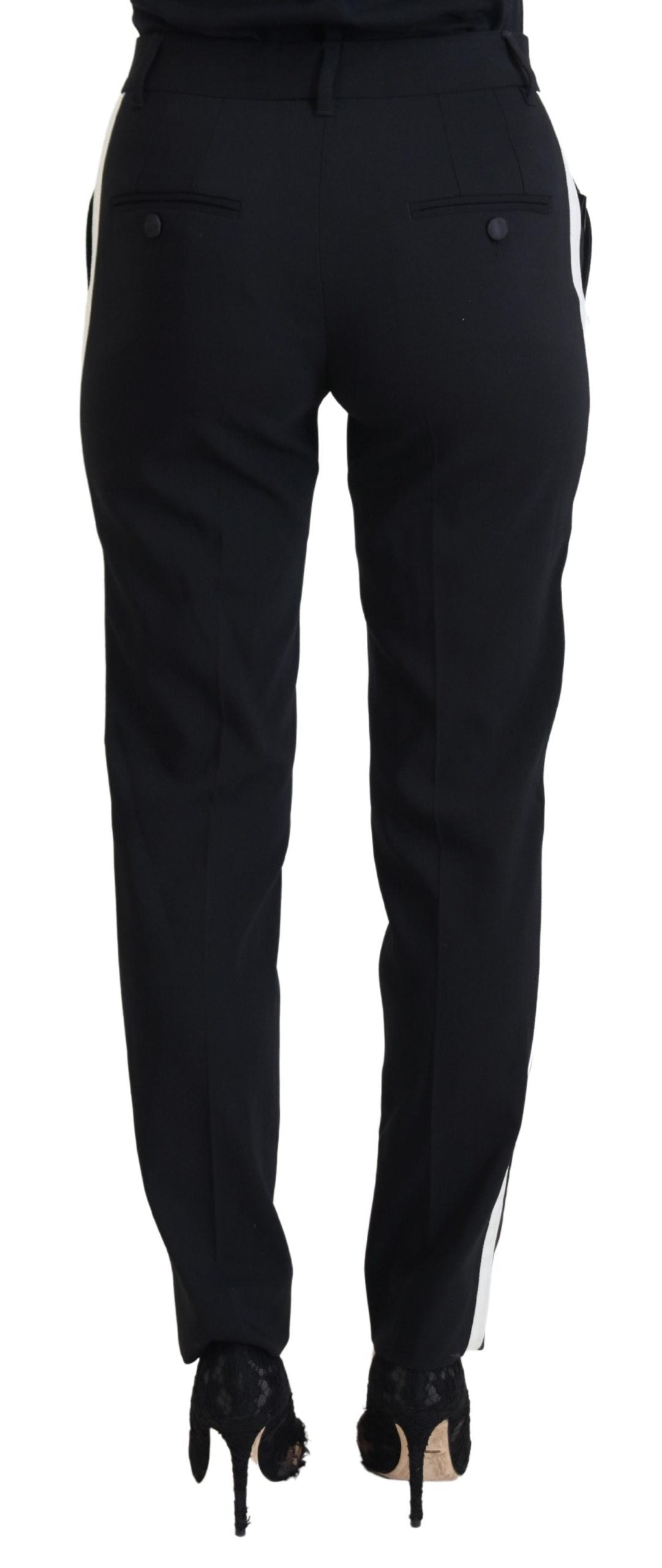 Dolce & Gabbana Black Dress Pants for Women detail view