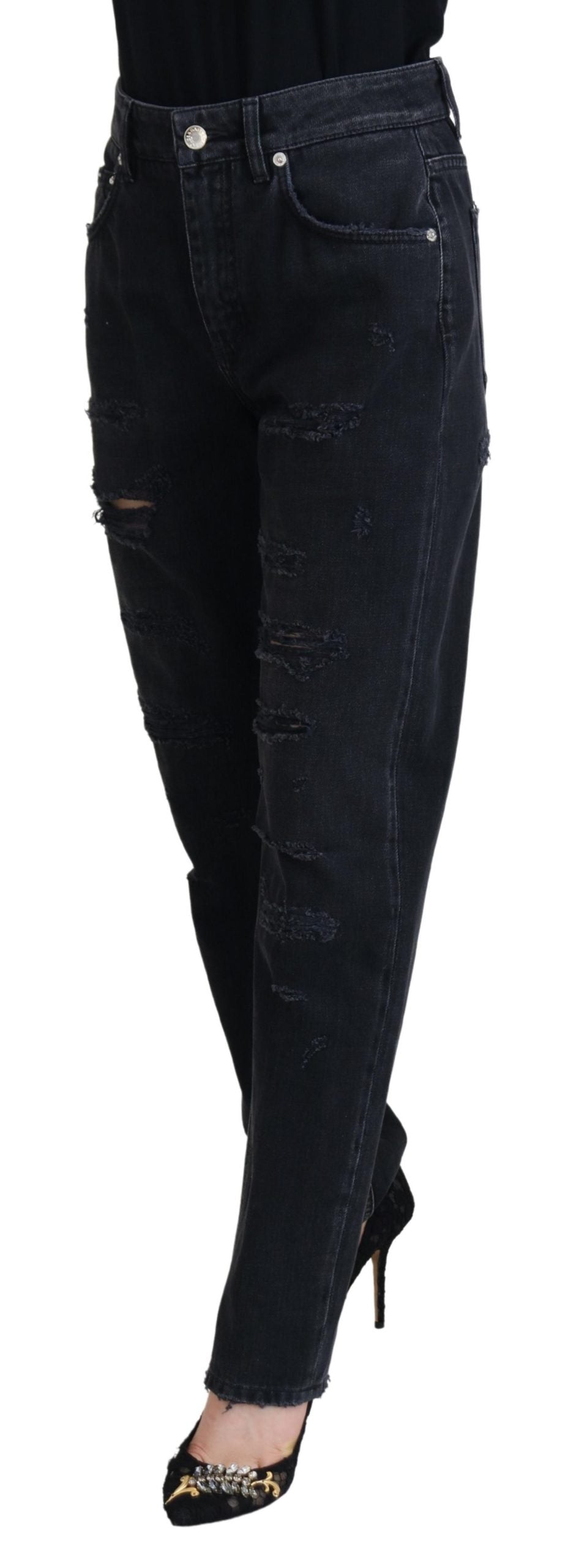 Dolce & Gabbana Black Straight Leg Jeans for Women alternate view