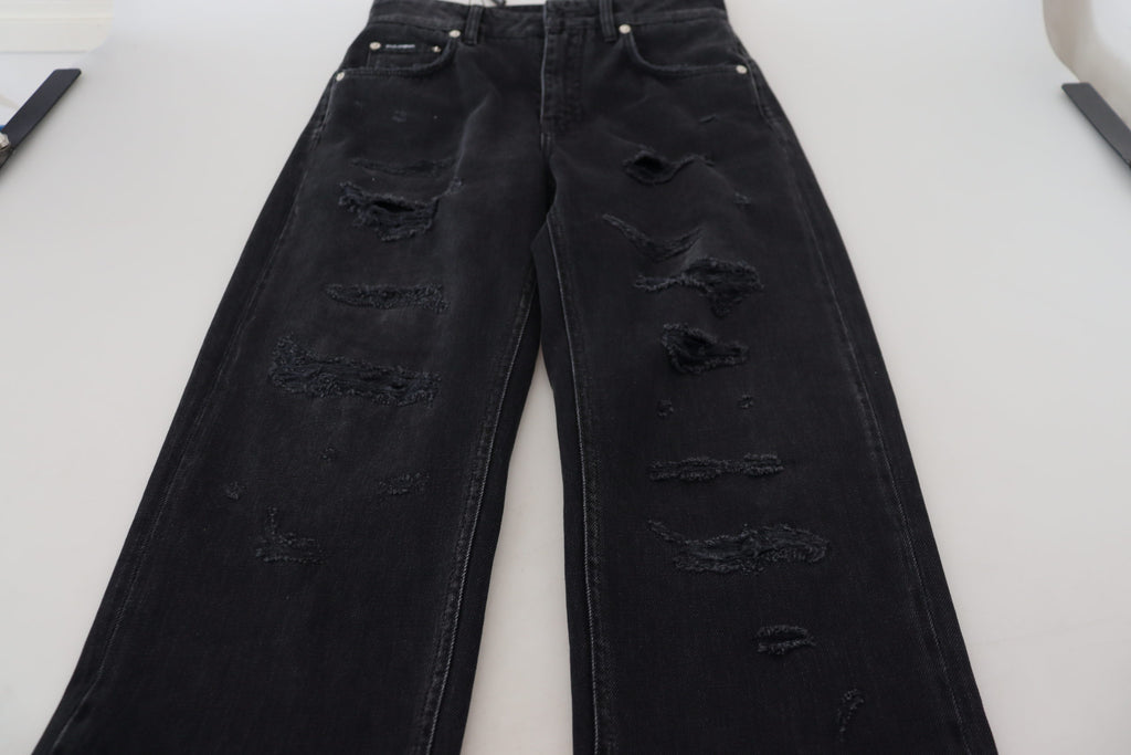 Dolce & Gabbana Black Straight Leg Jeans for Women additional view