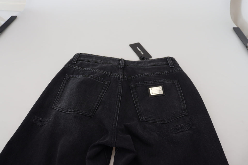 Dolce & Gabbana Black Straight Leg Jeans for Women additional view