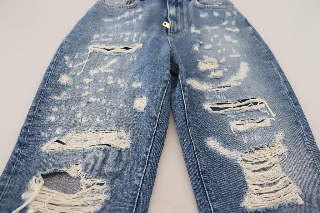 Dolce & Gabbana Blue Tapered Jeans for Women additional view