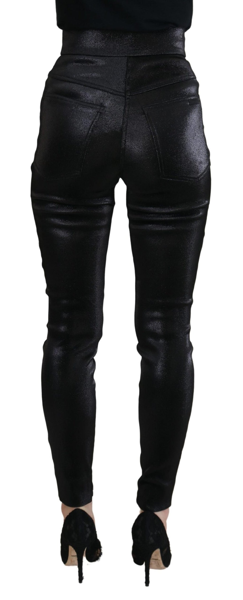 Dolce & Gabbana Black Skinny Jeans for Women detail view