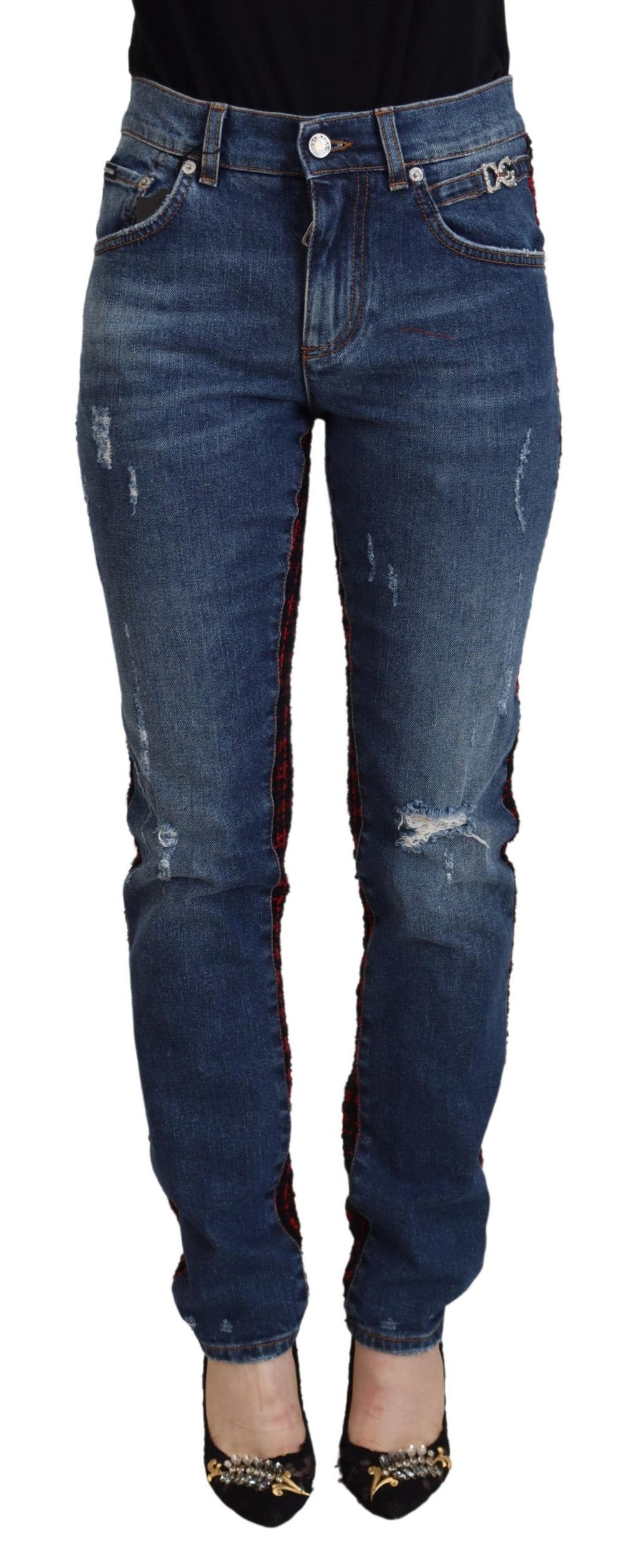 Dolce & Gabbana Blue Skinny Jeans for Women