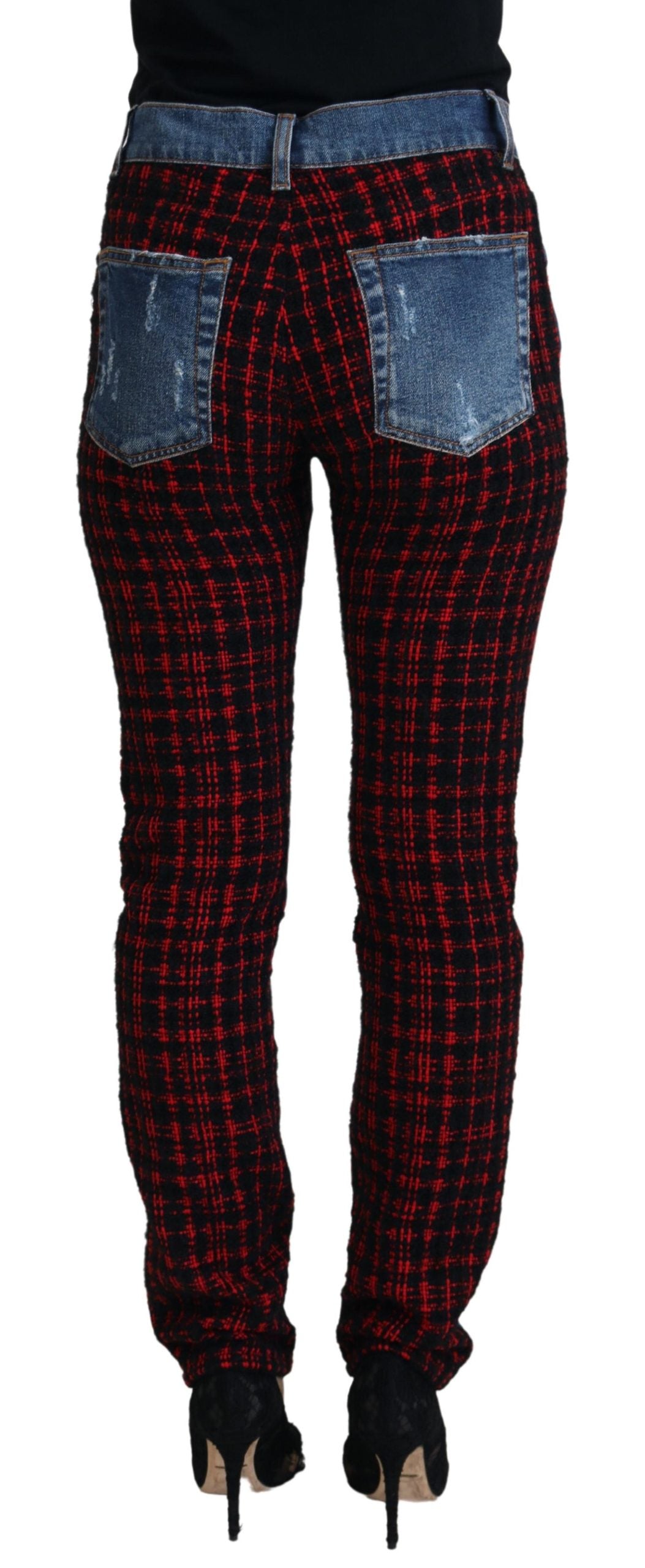 Dolce & Gabbana Blue Skinny Jeans for Women detail view