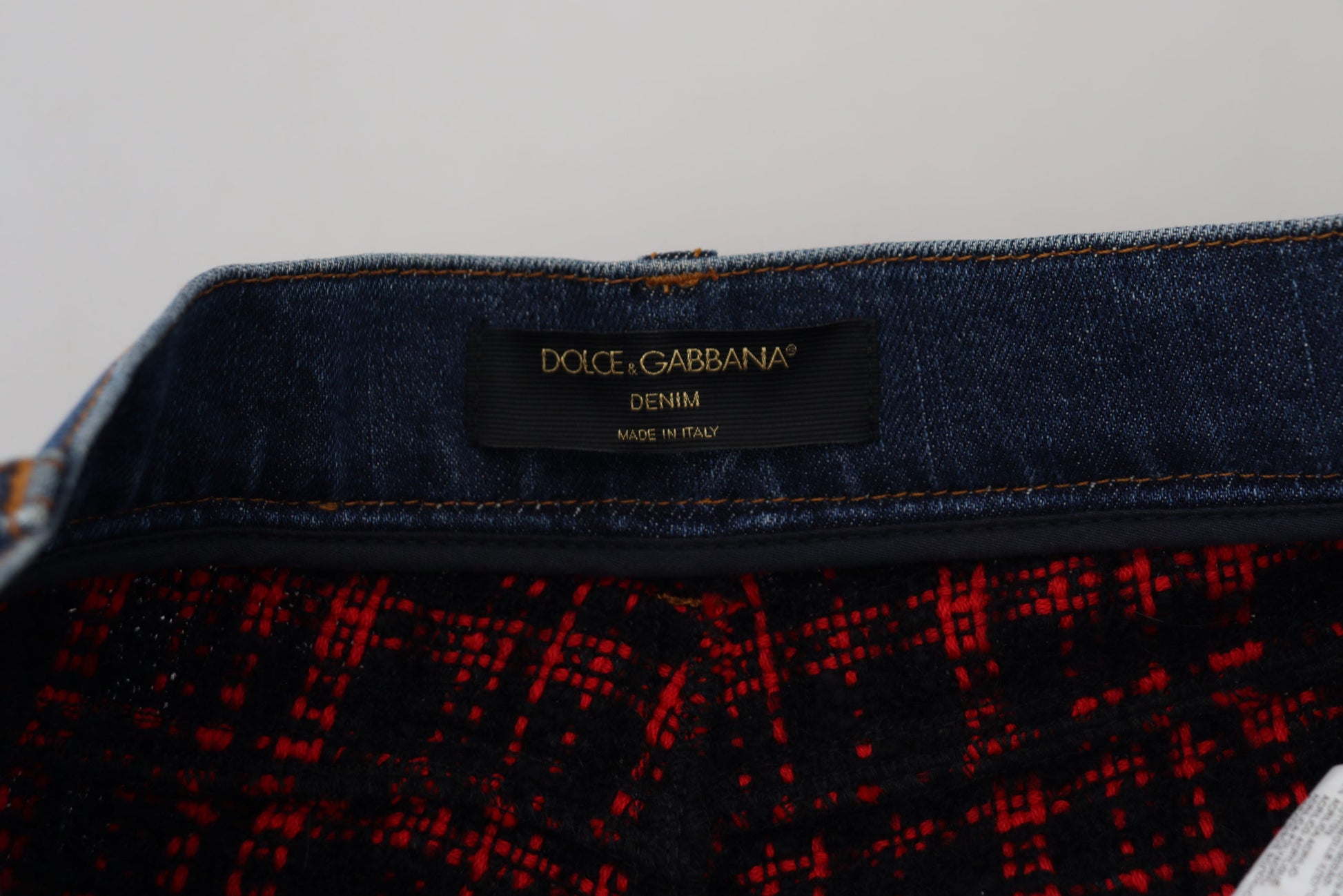 Dolce & Gabbana Blue Skinny Jeans for Women additional view