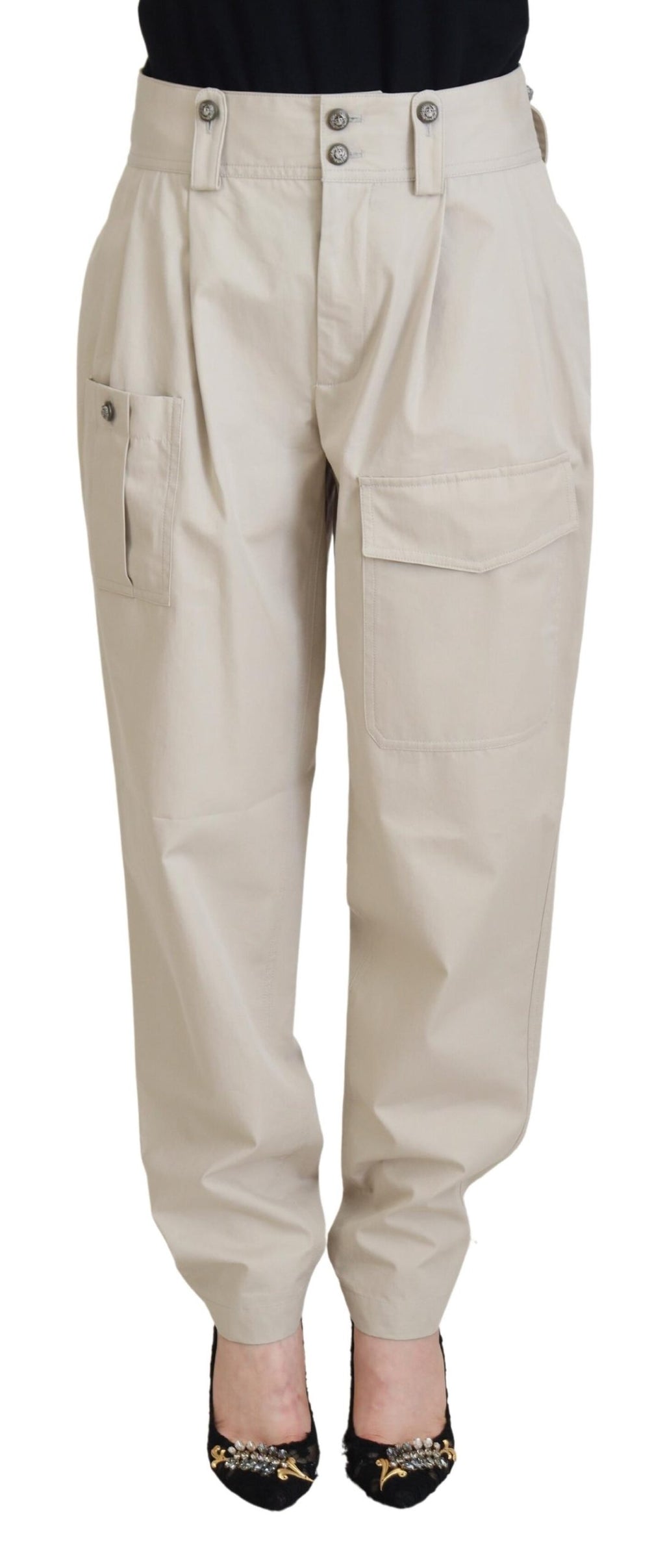 Dolce & Gabbana Beige Cargo Pants for Women