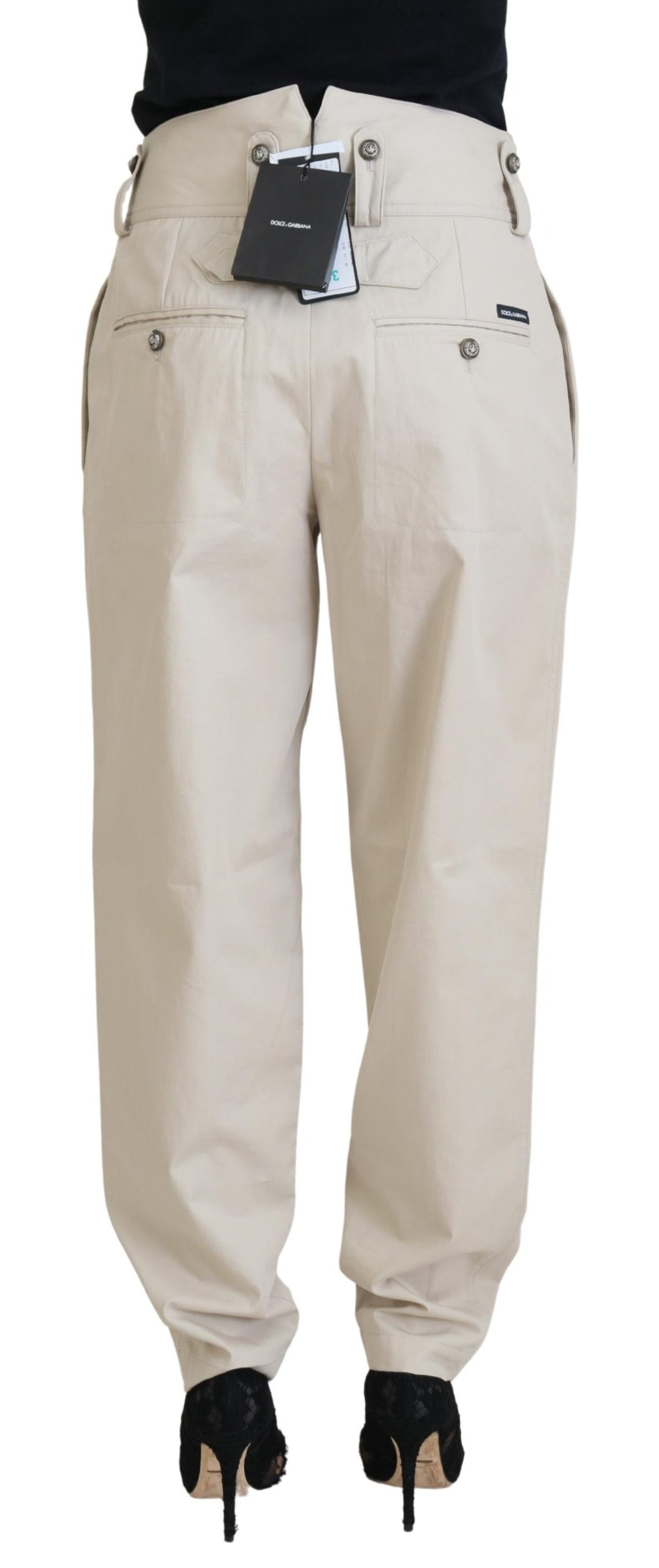 Dolce & Gabbana Beige Cargo Pants for Women detail view