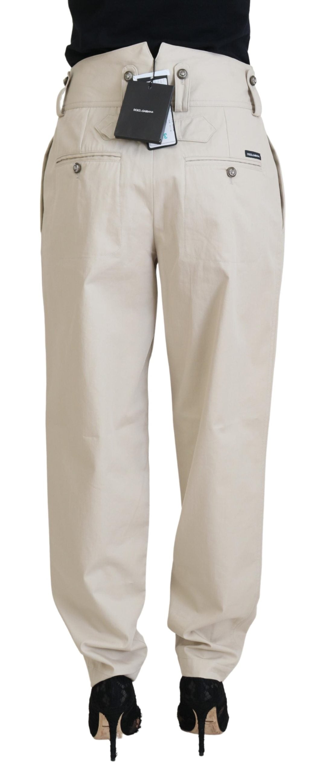 Dolce & Gabbana Beige Cargo Pants for Women detail view