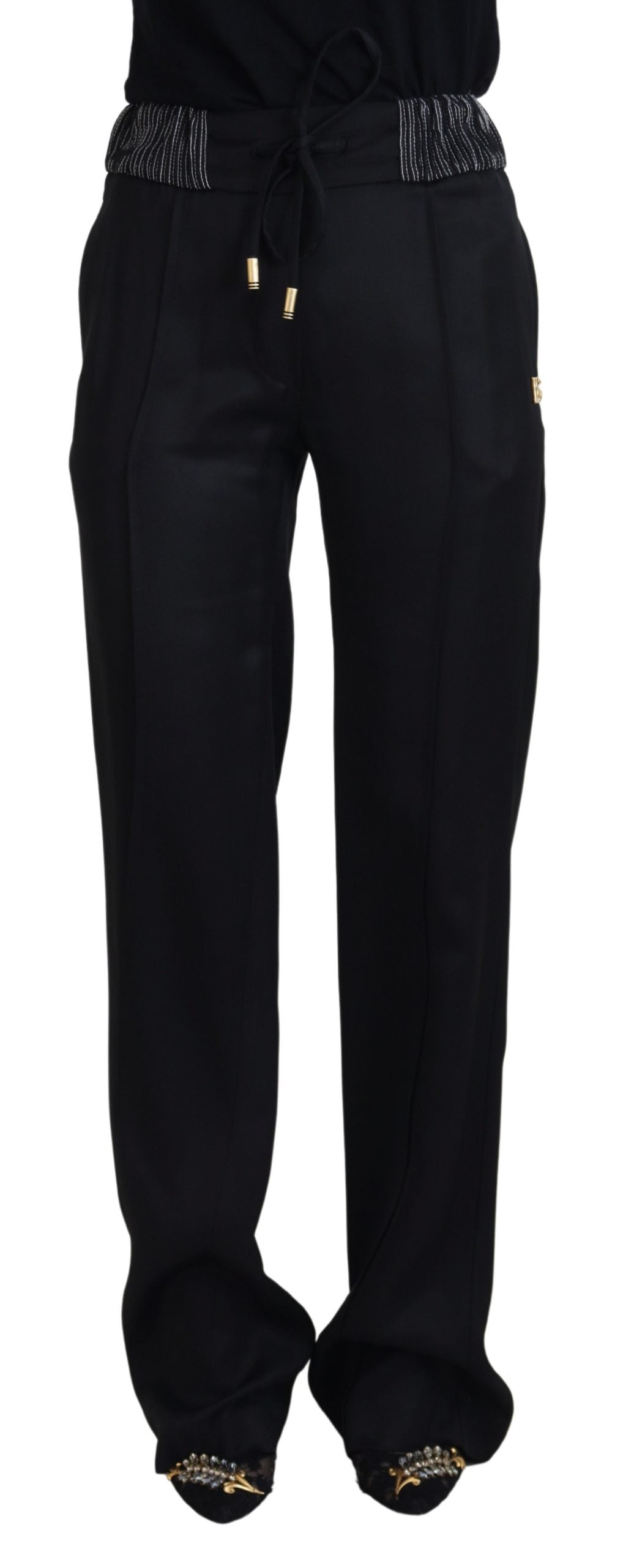 Dolce & Gabbana Black Casual Pants for Women