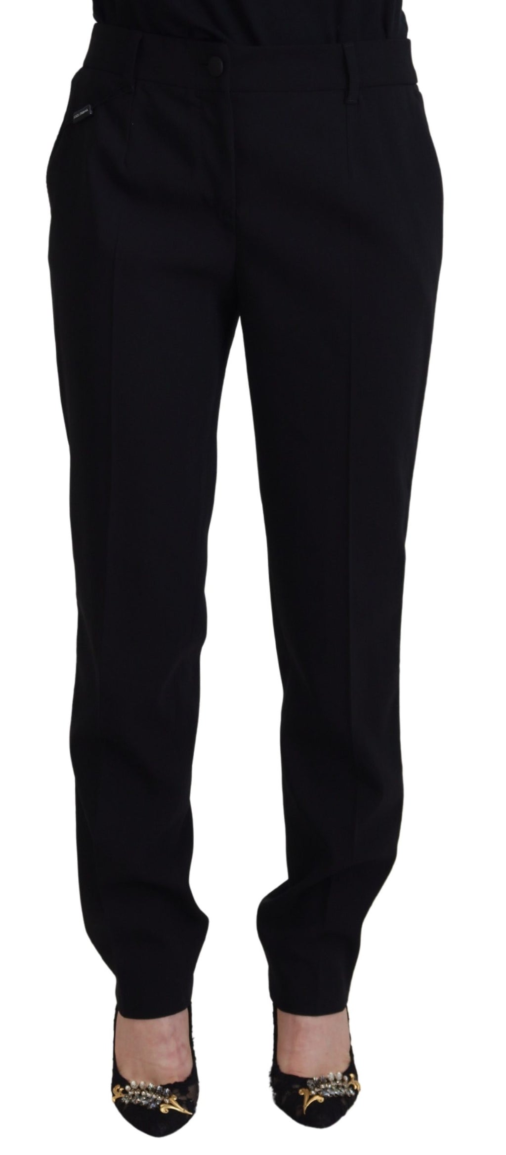 Dolce & Gabbana Black Casual Pants for Women