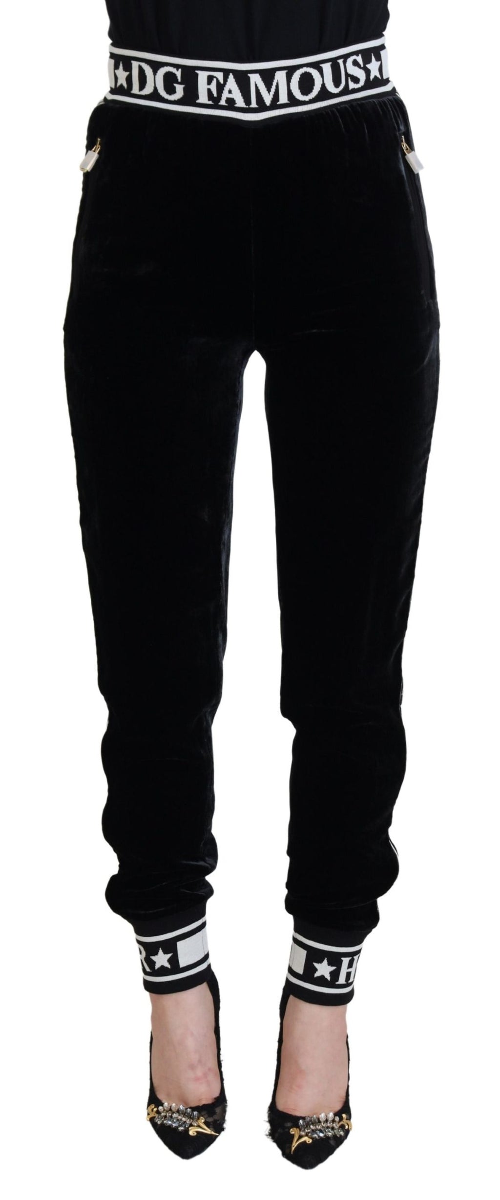 Dolce & Gabbana Black Casual Pants for Women