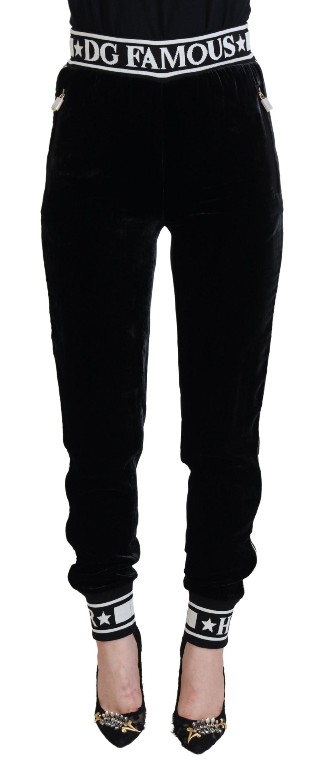 Dolce & Gabbana Black Casual Pants for Women