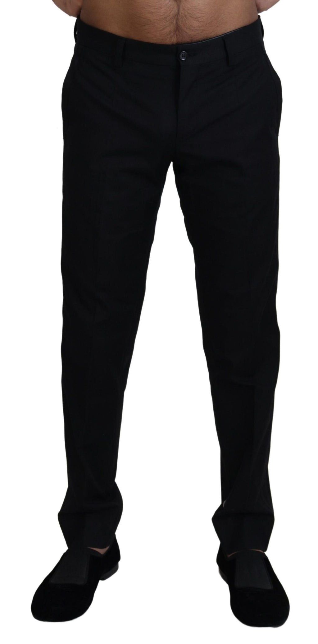 Dolce & Gabbana Black Chino Pants for Men