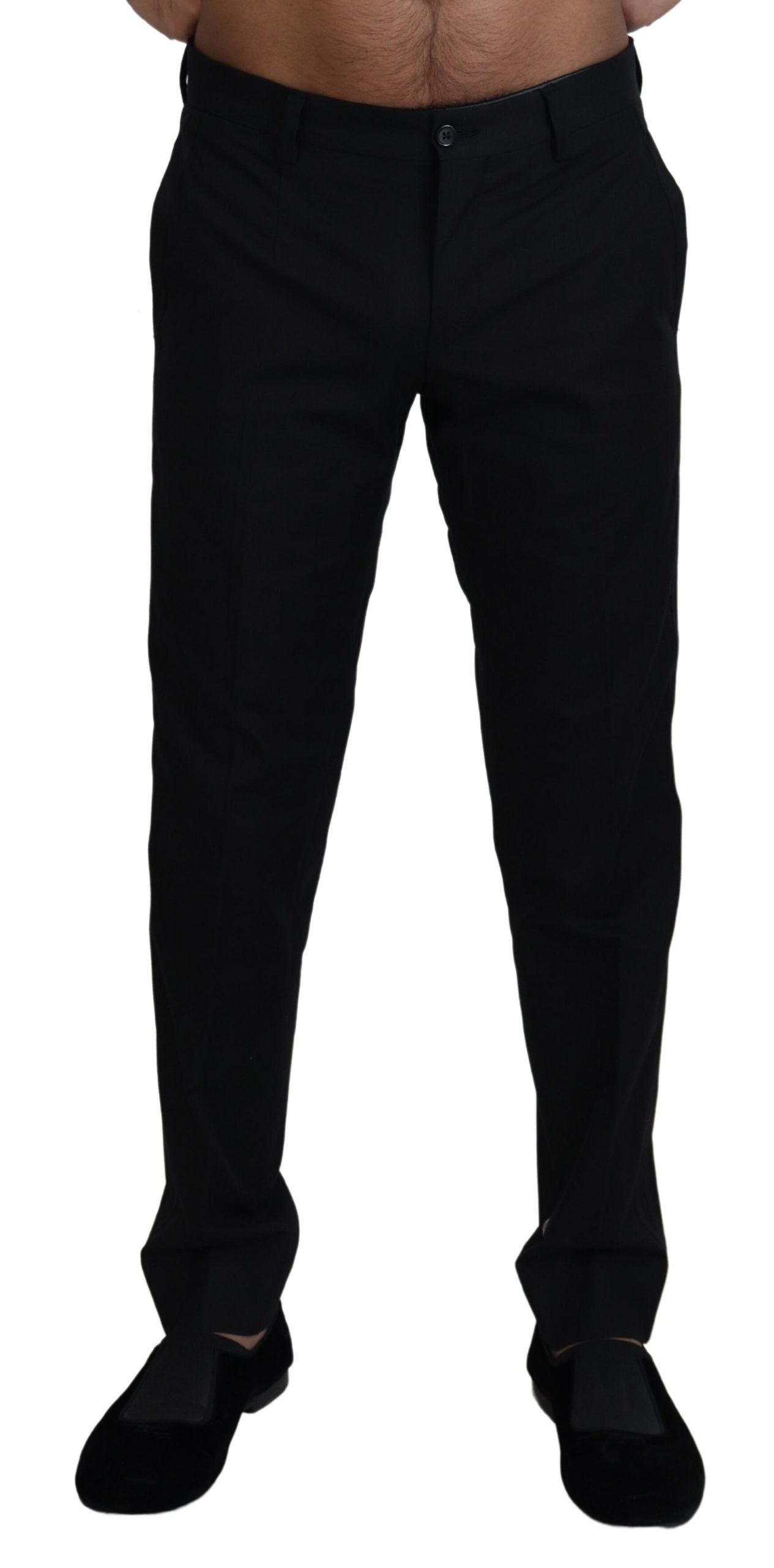 Dolce & Gabbana Black Chino Pants for Men
