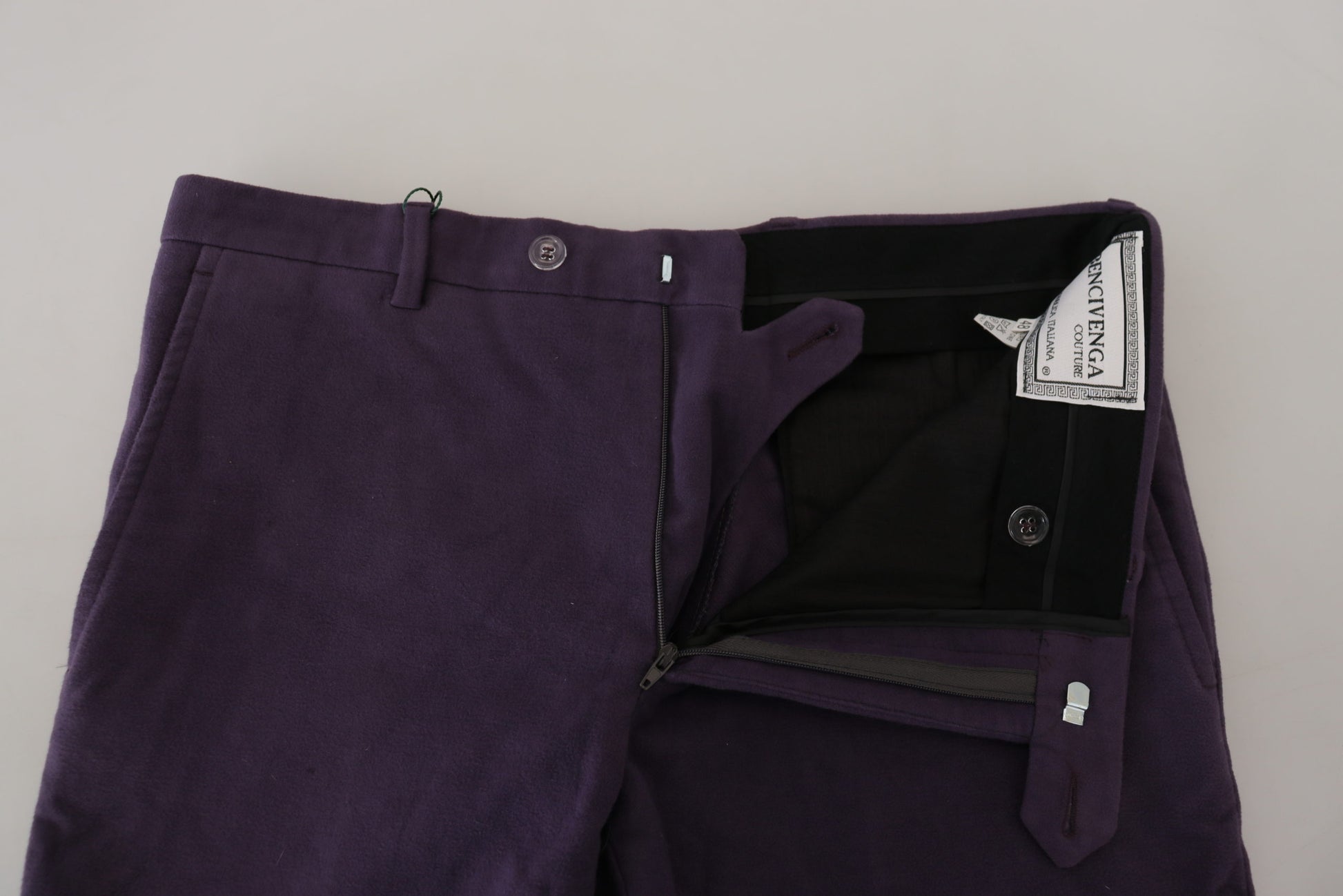 BENCIVENGA Purple Casual Pants for Men side view