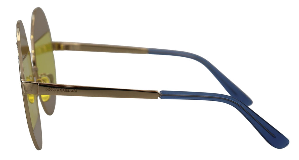 Dolce & Gabbana Gold Sunglasses for Women side view