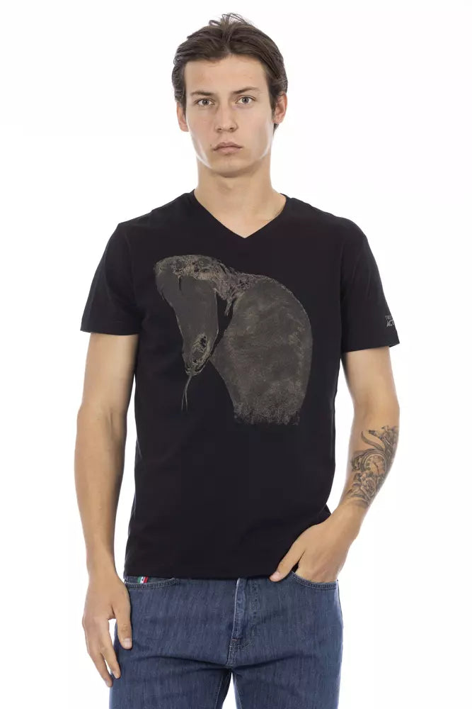 Trussardi Action Black T-Shirt for Men