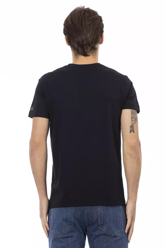Trussardi Action Black T-Shirt for Men detail view