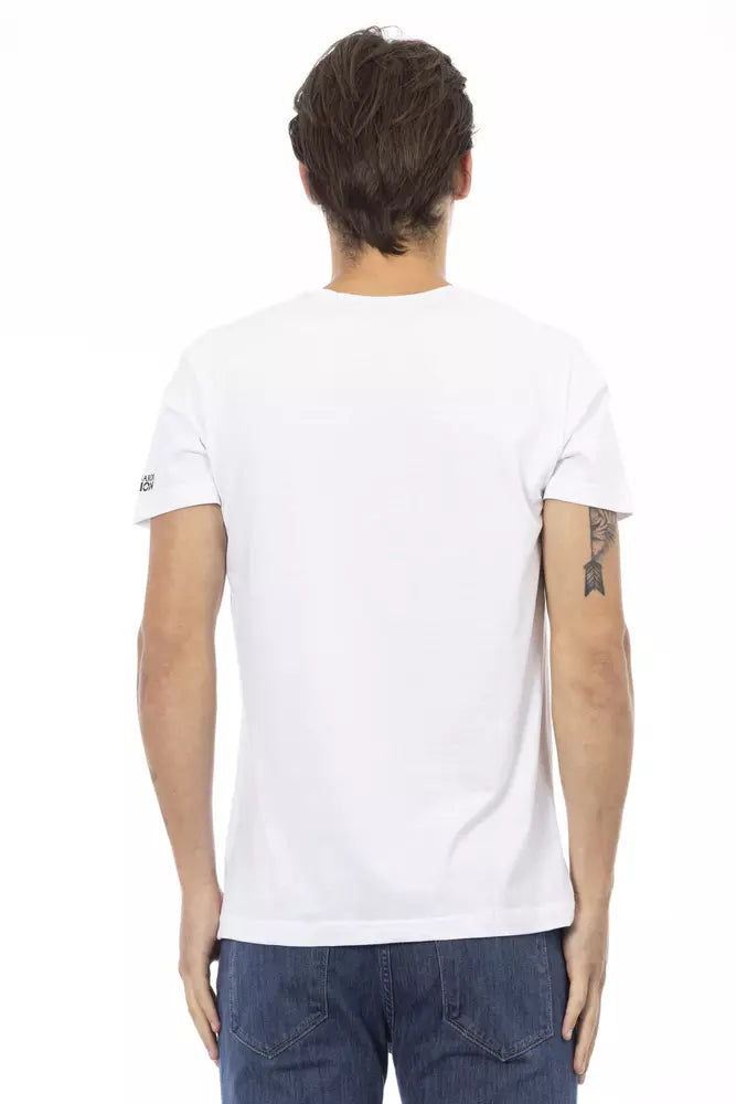 Trussardi Action White T-Shirt for Men detail view