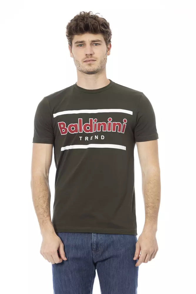 Baldinini Trend Green T-Shirt for Men