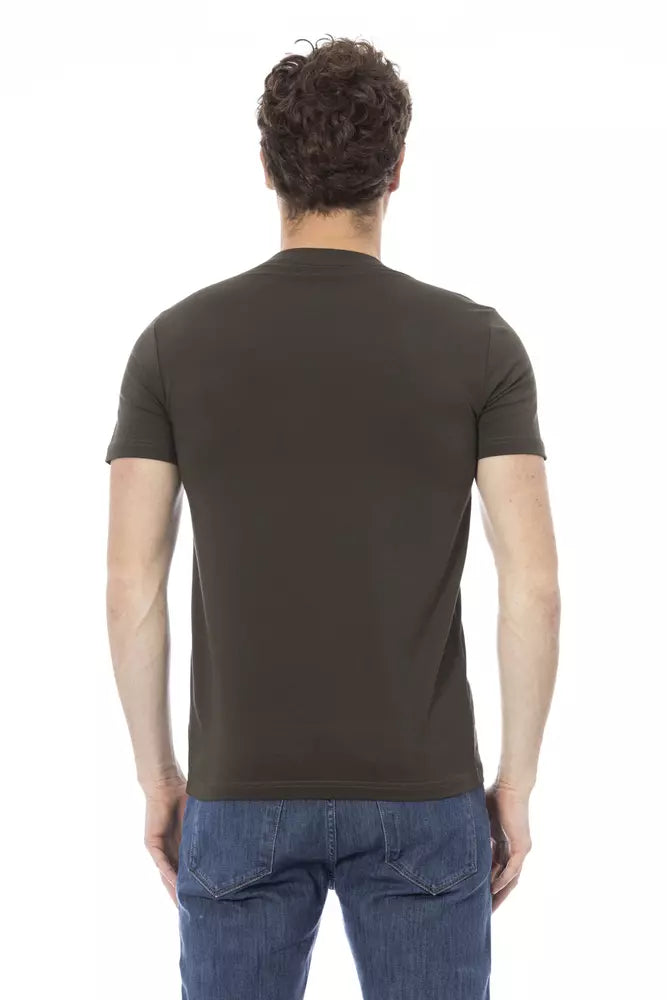 Baldinini Trend Green T-Shirt for Men detail view