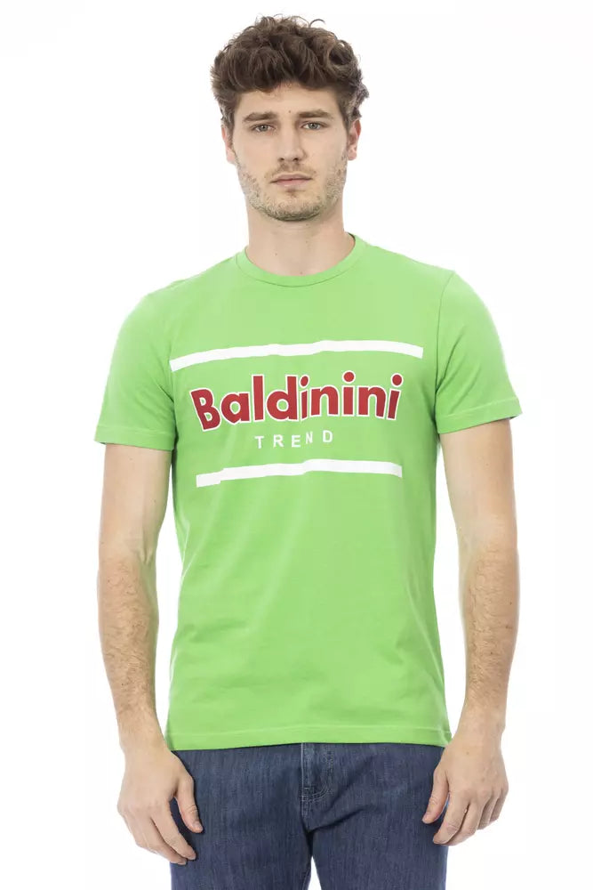 Baldinini Trend Green T-Shirt for Men