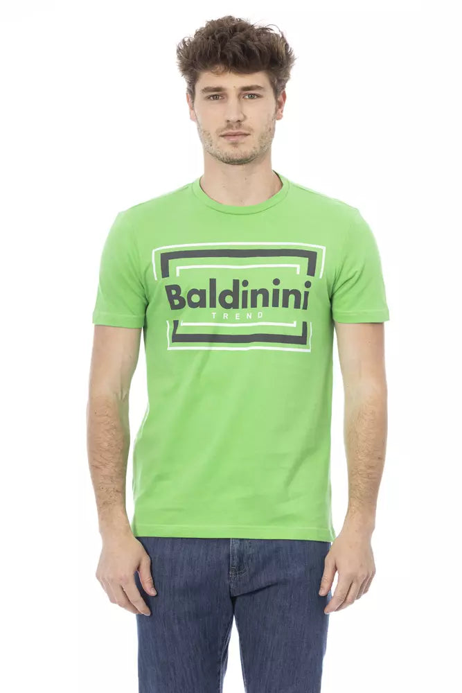 Baldinini Trend Green T-Shirt for Men