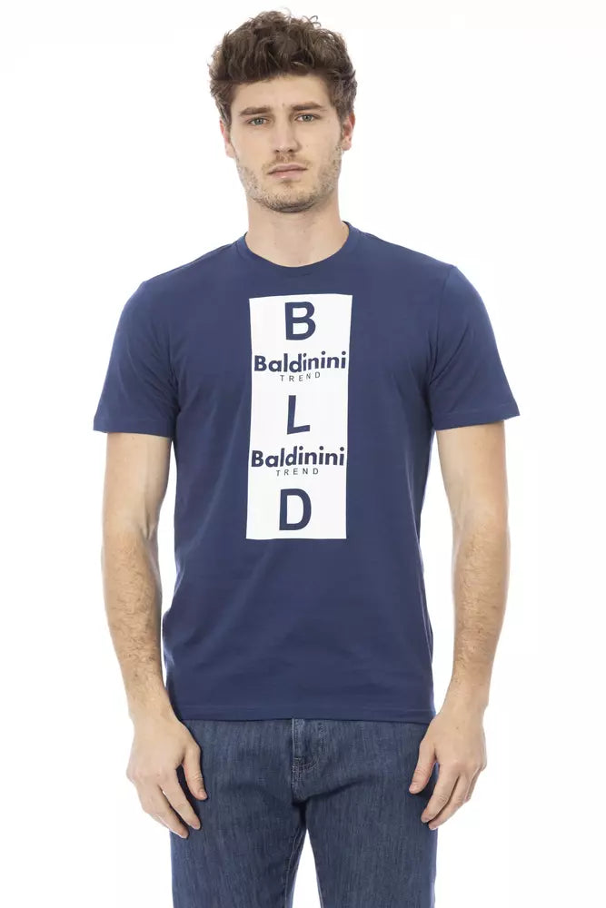 T-shirt homme Baldinini Trend en coton bleu