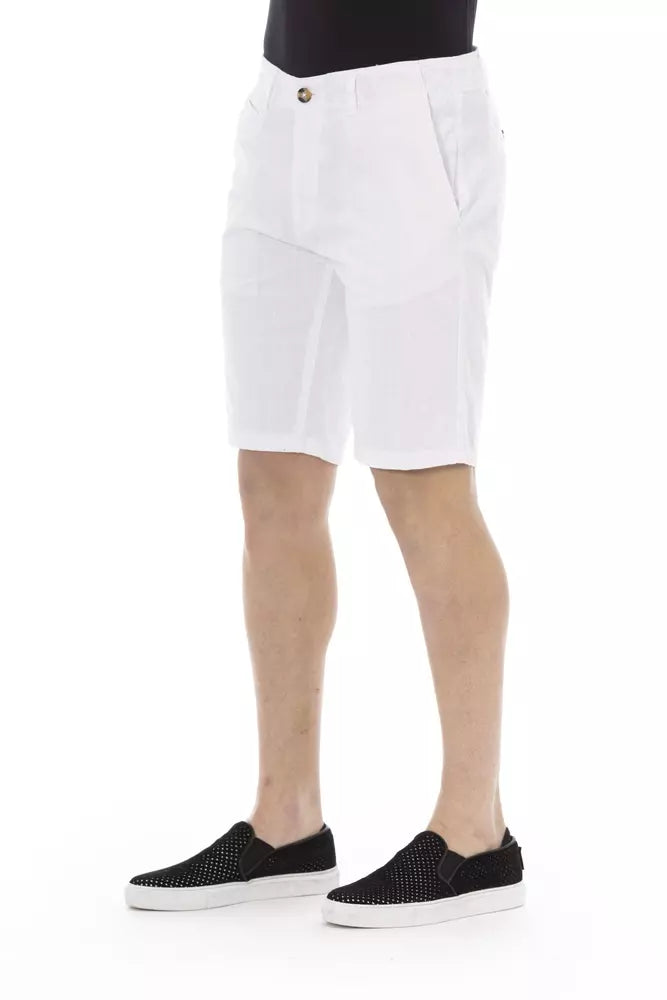 Baldinini Trend White Bermuda for Men alternate view
