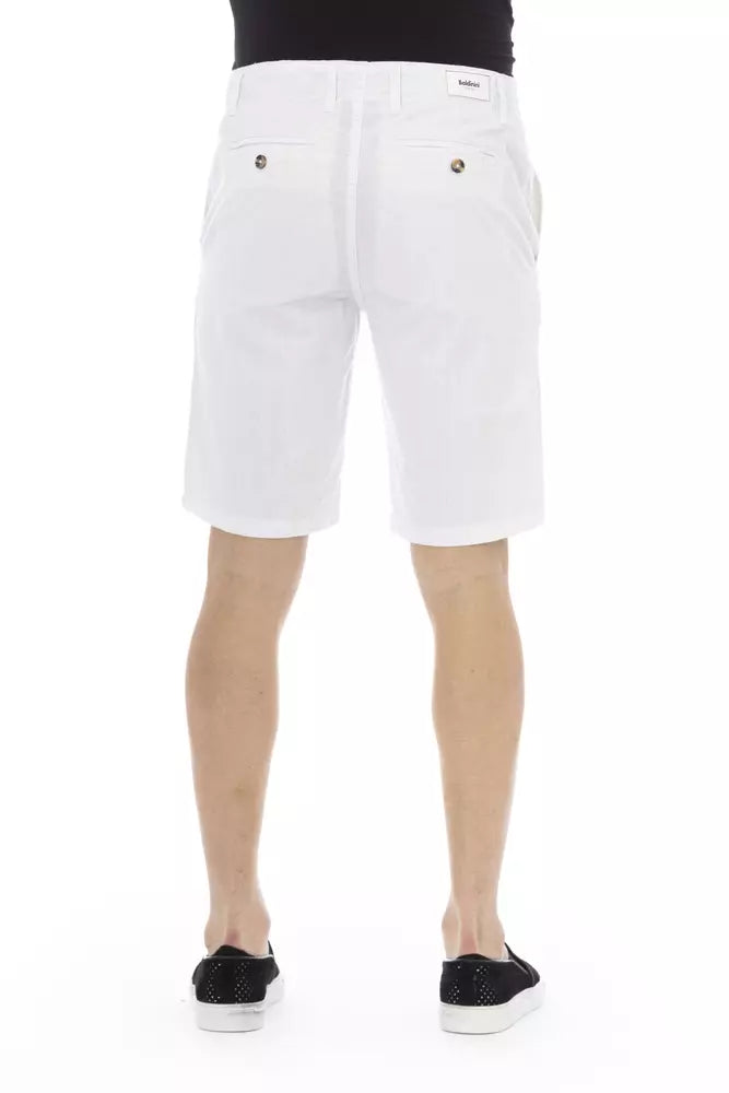 Baldinini Trend White Bermuda for Men detail view