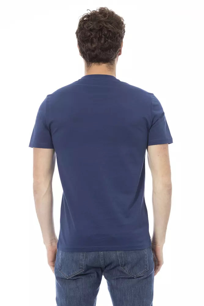 T-shirt homme Baldinini Trend en coton bleu