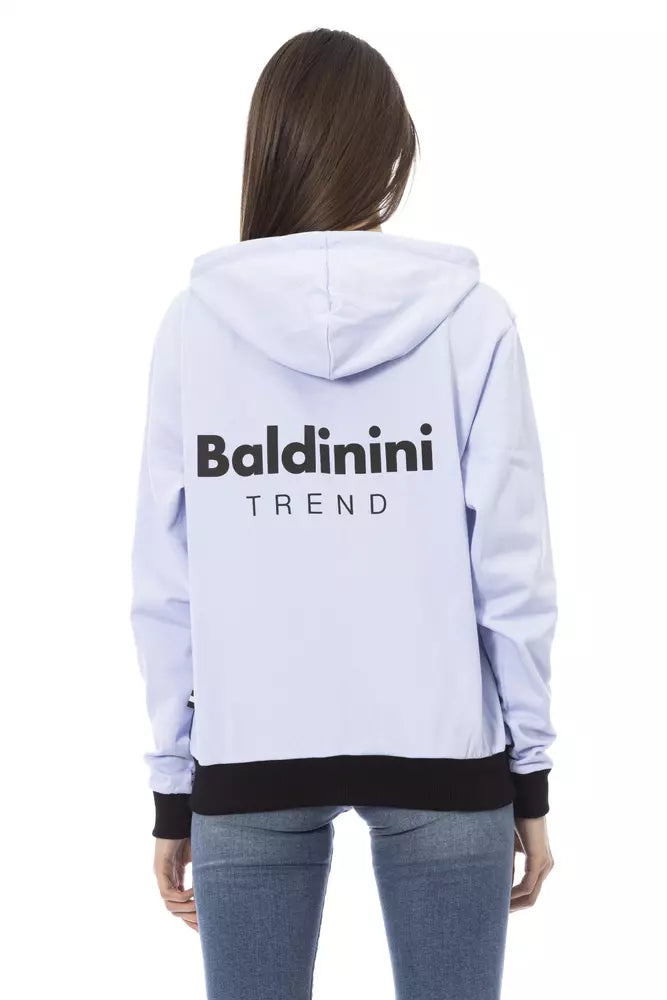 Baldinini Trend Purple Sweatshirt for Women detail view