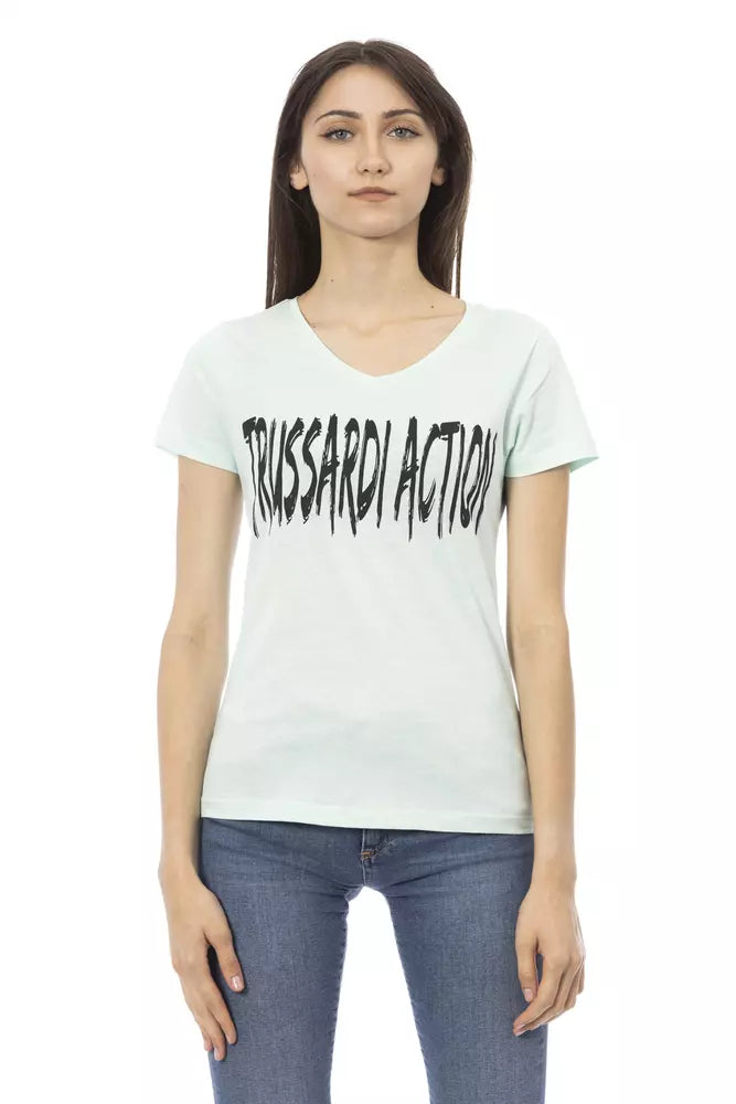 Trussardi Action Blue T-Shirt for Women