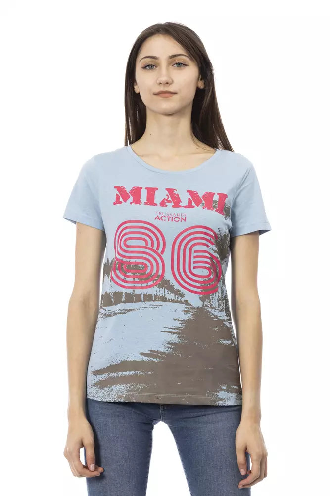 Trussardi Action Blue T-Shirt for Women