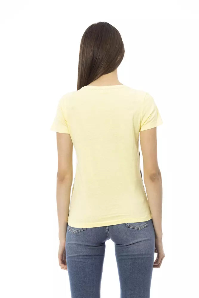 Trussardi Action Yellow T-Shirt for Women detail view