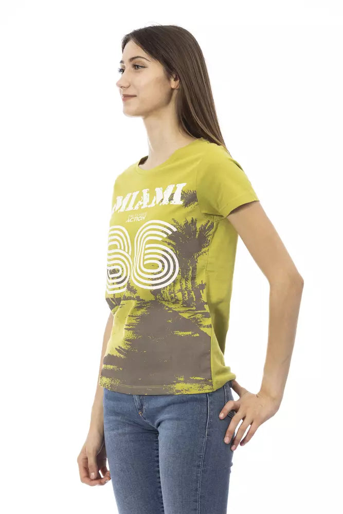 Trussardi Action Green T-Shirt for Women alternate view
