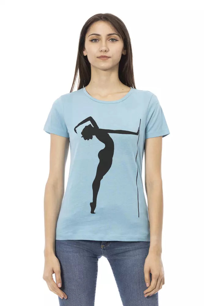 Trussardi Action Blue T-Shirt for Women