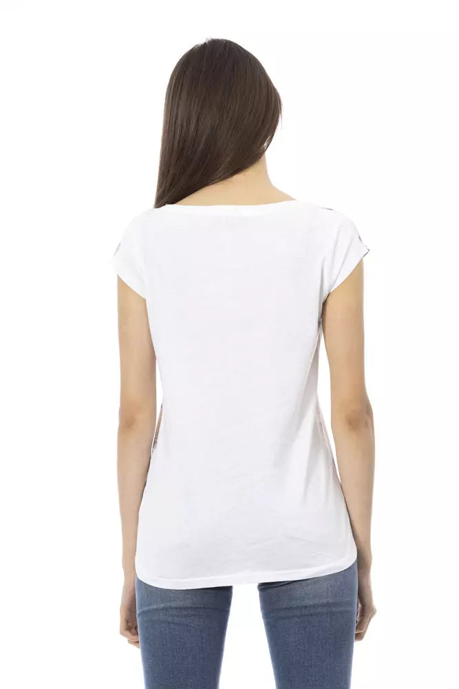 Trussardi Action White T-Shirt for Women detail view
