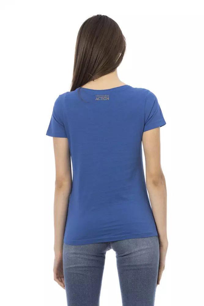 Trussardi Action Blue T-Shirt for Women detail view