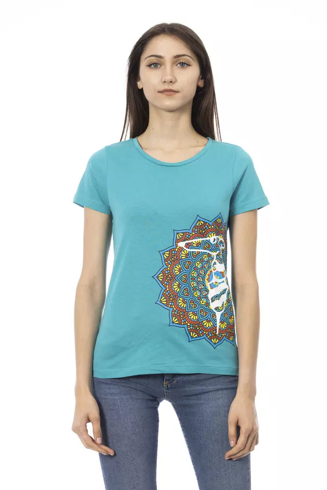 Trussardi Action Blue T-Shirt for Women