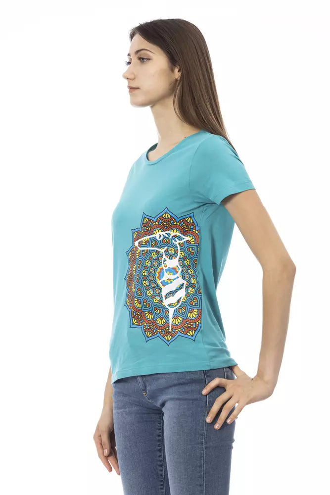 Trussardi Action Blue T-Shirt for Women alternate view