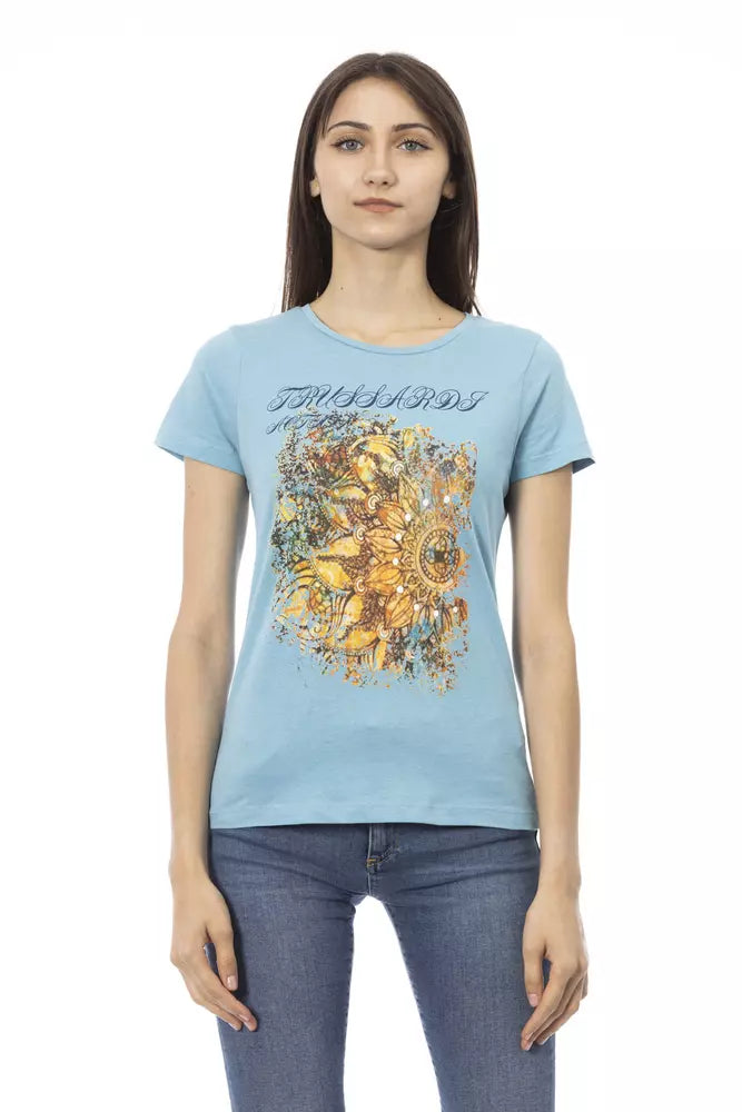 Trussardi Action Blue T-Shirt for Women