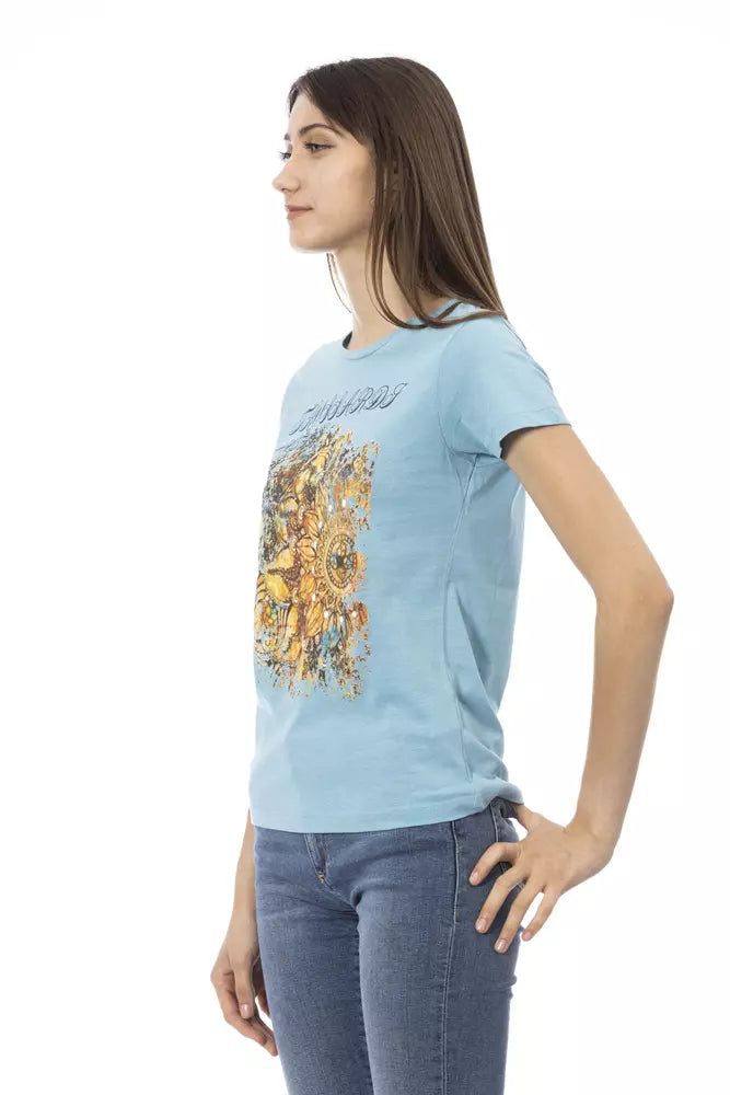 Trussardi Action Blue T-Shirt for Women alternate view