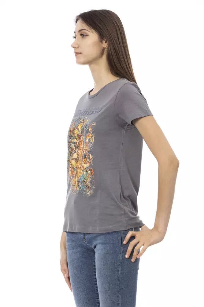 Trussardi Action Grey T-Shirt for Women alternate view