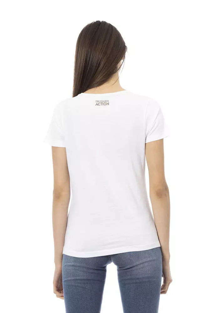 Trussardi Action White T-Shirt for Women detail view